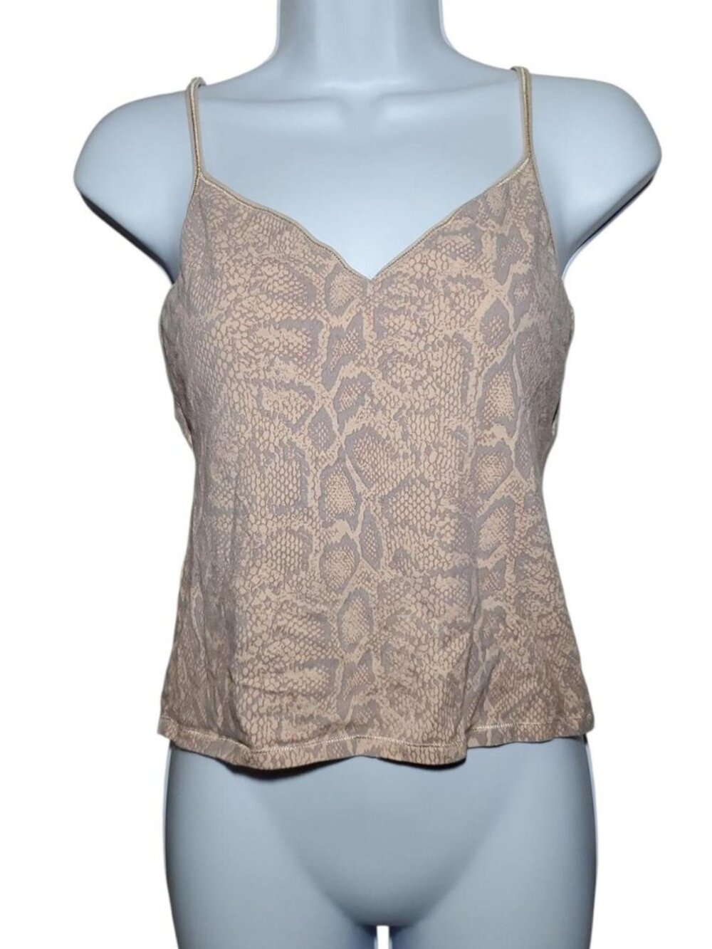 Victoria's Secret Vintage beige snake print cami